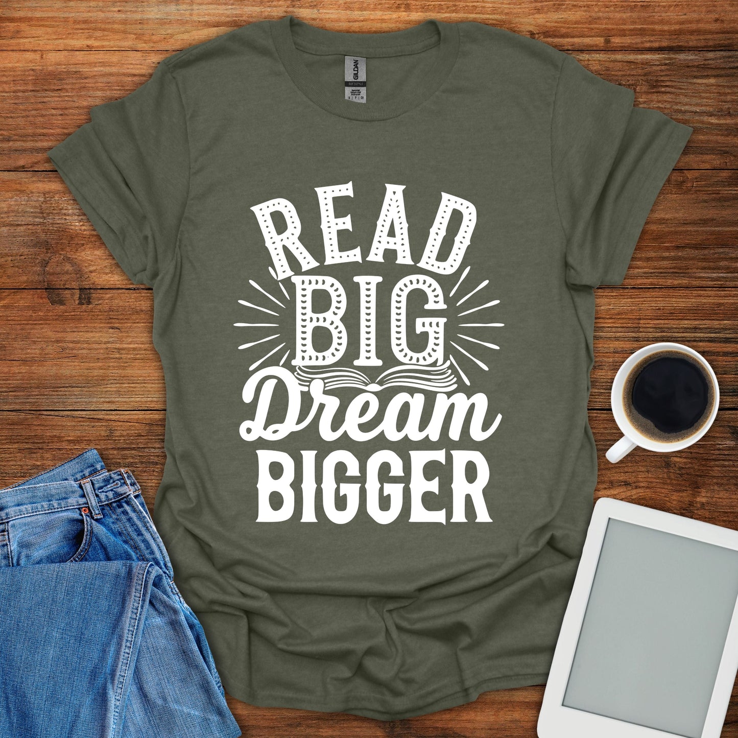 Read Big, Dream Bigger Tee