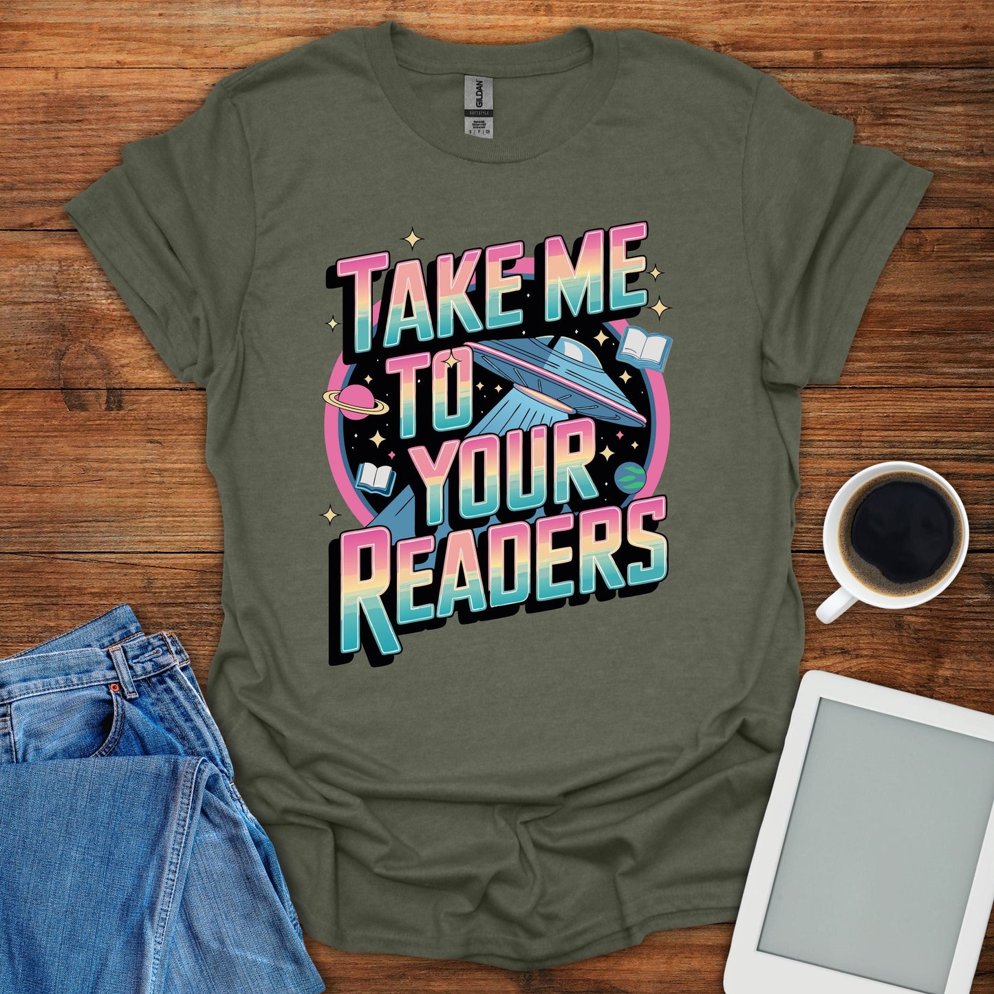 Take Me To Your Readers Tee