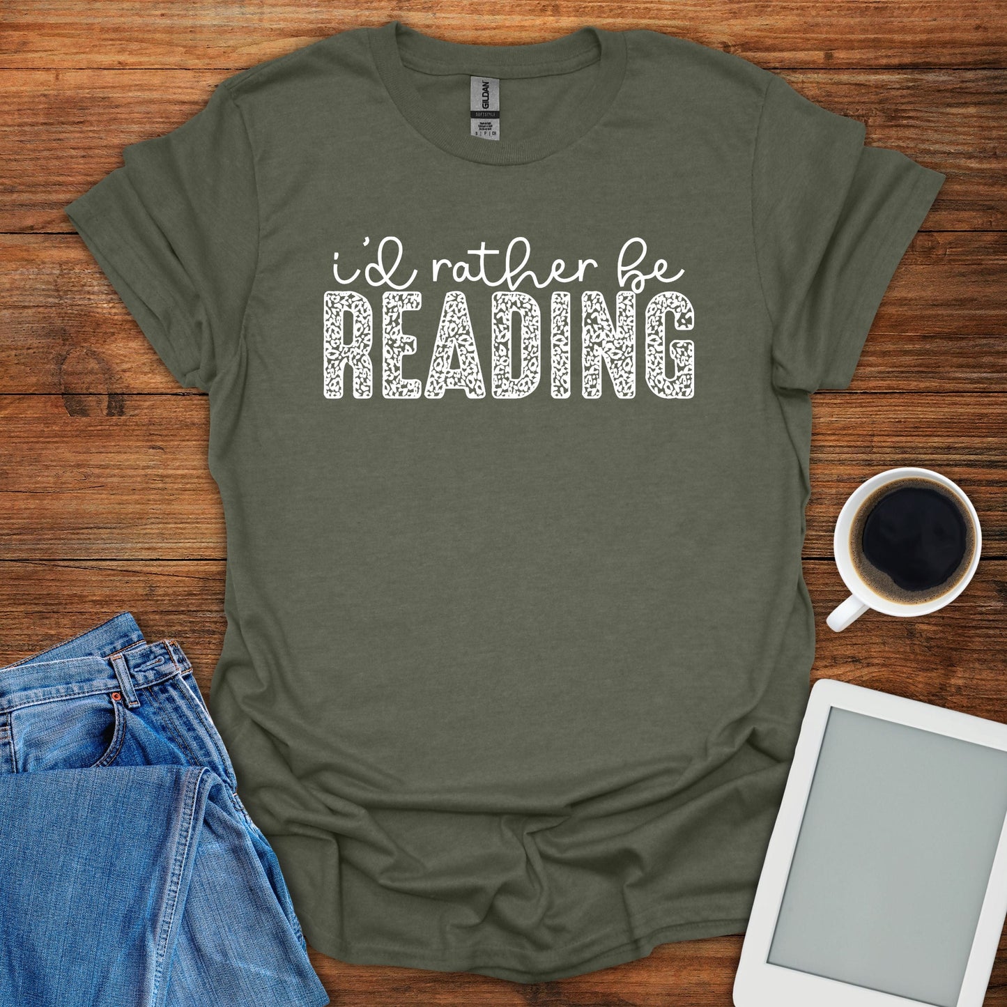 I'd Rather Be Reading Tee