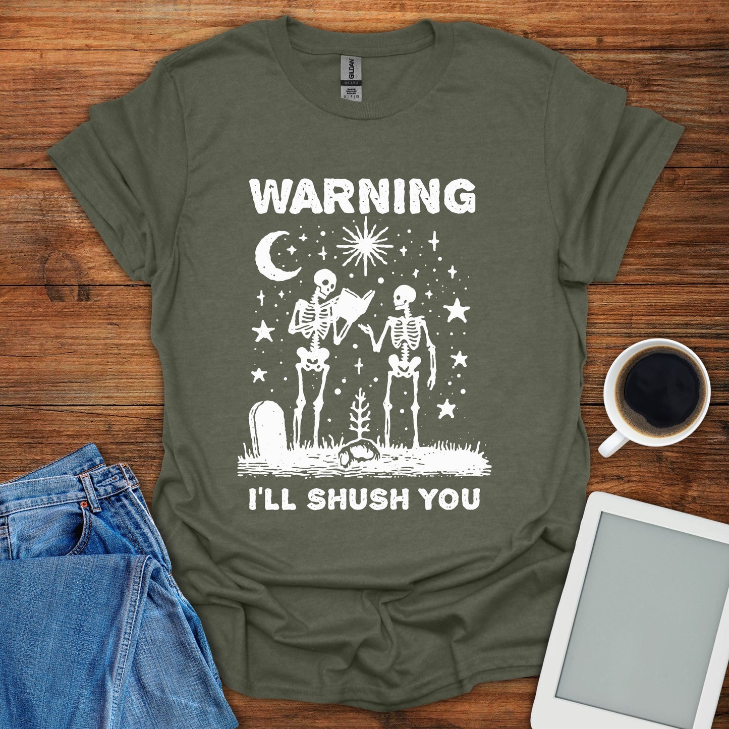 Warning, I'll Shush You Tee