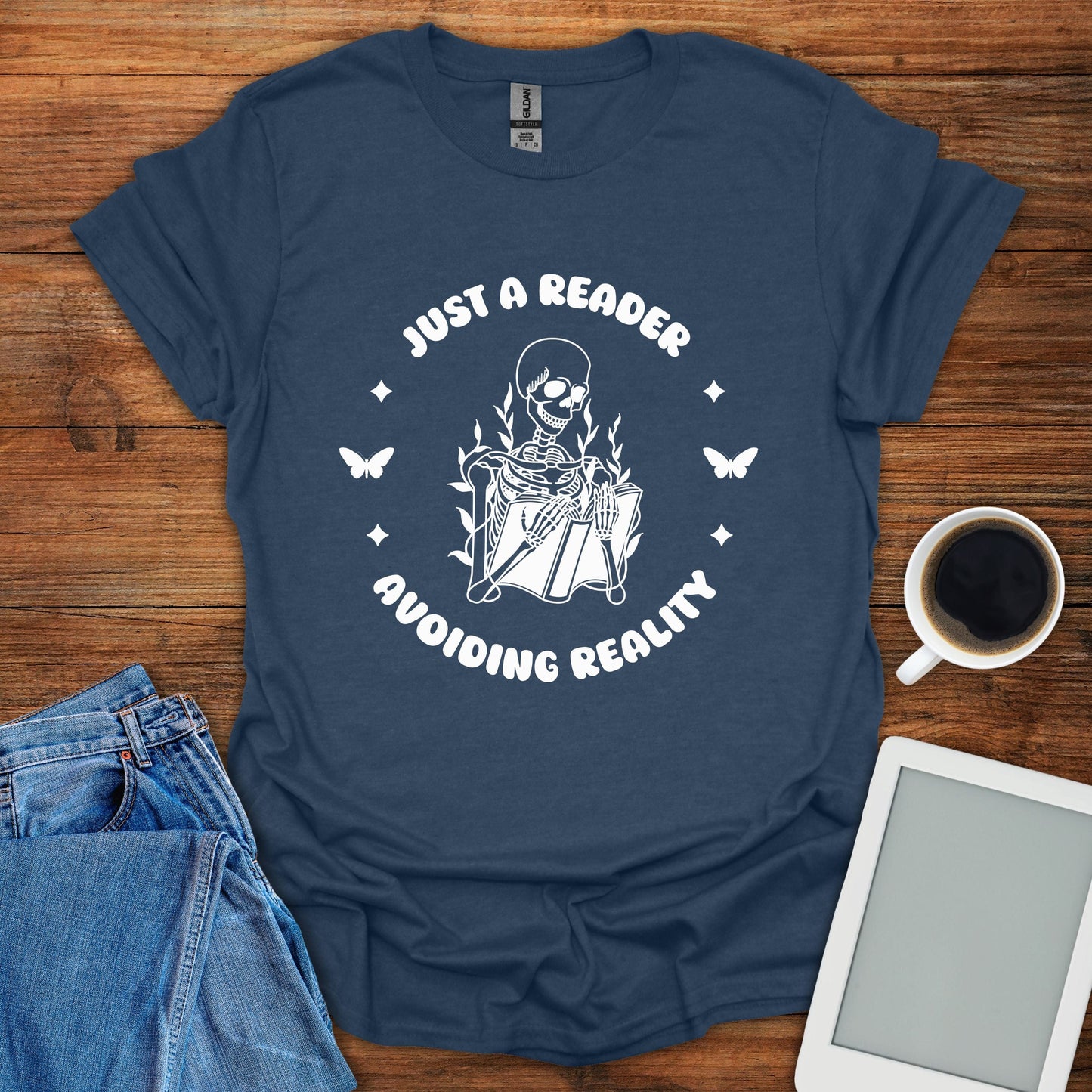 Just A Reader Avoiding Reality Tee