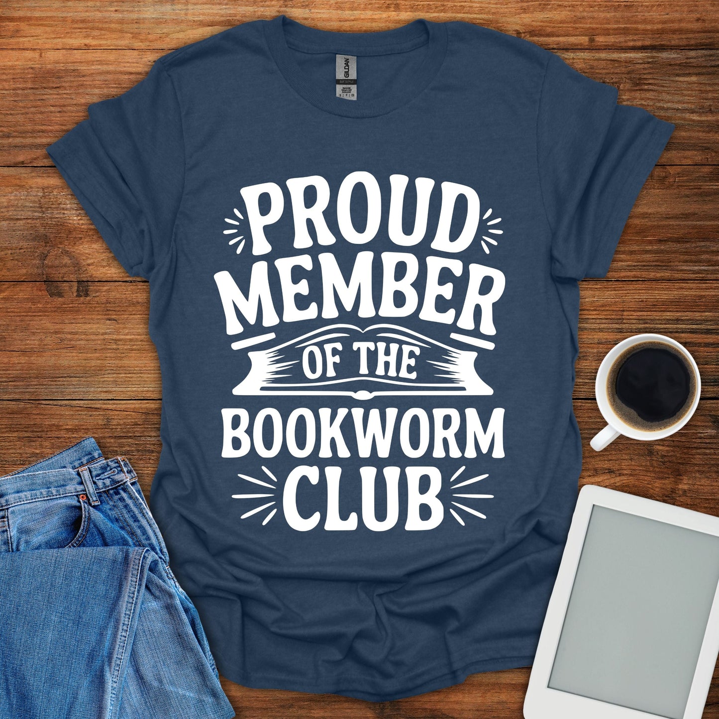 Proud Member Of The Bookworm Club Tee