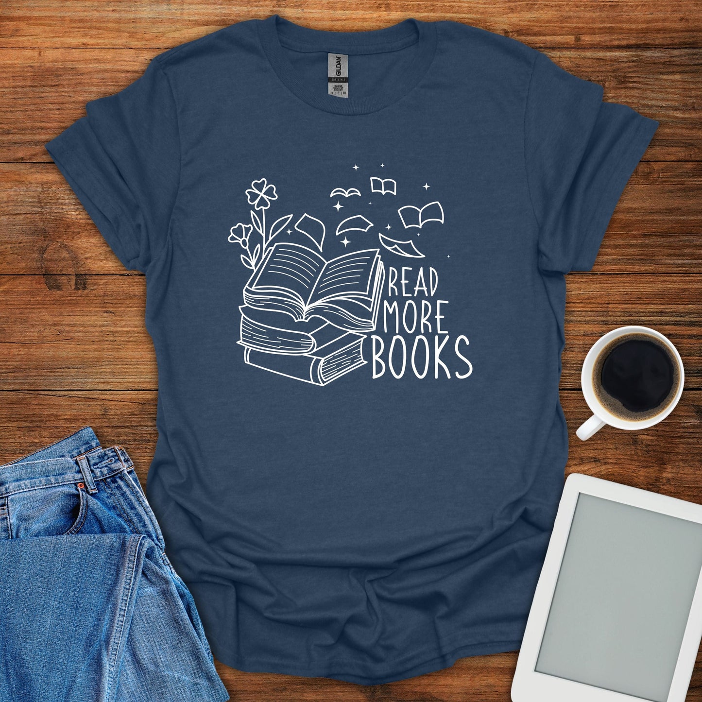 Read More Books 2 Tee