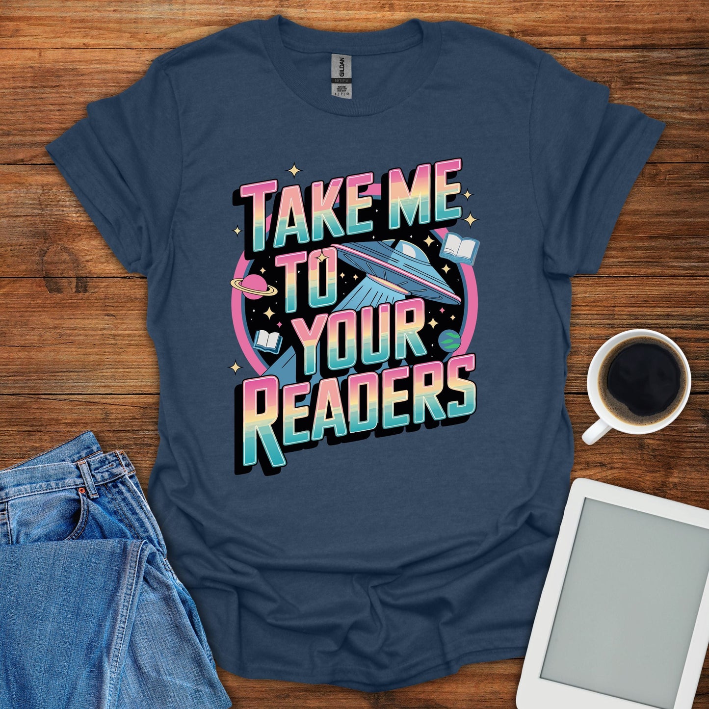 Take Me To Your Readers Tee