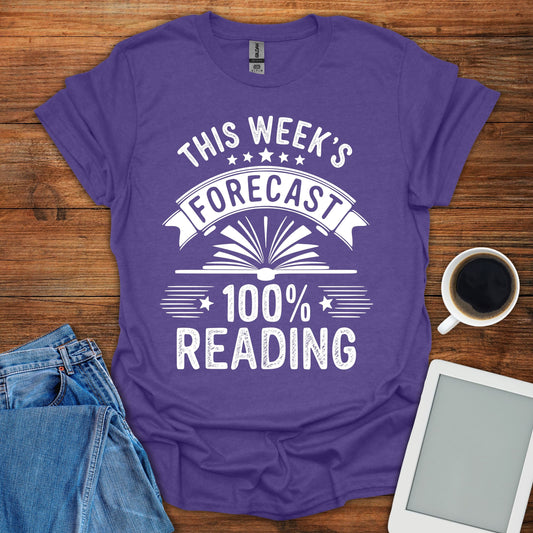 This Week's Forecast: 100% Reading Tee
