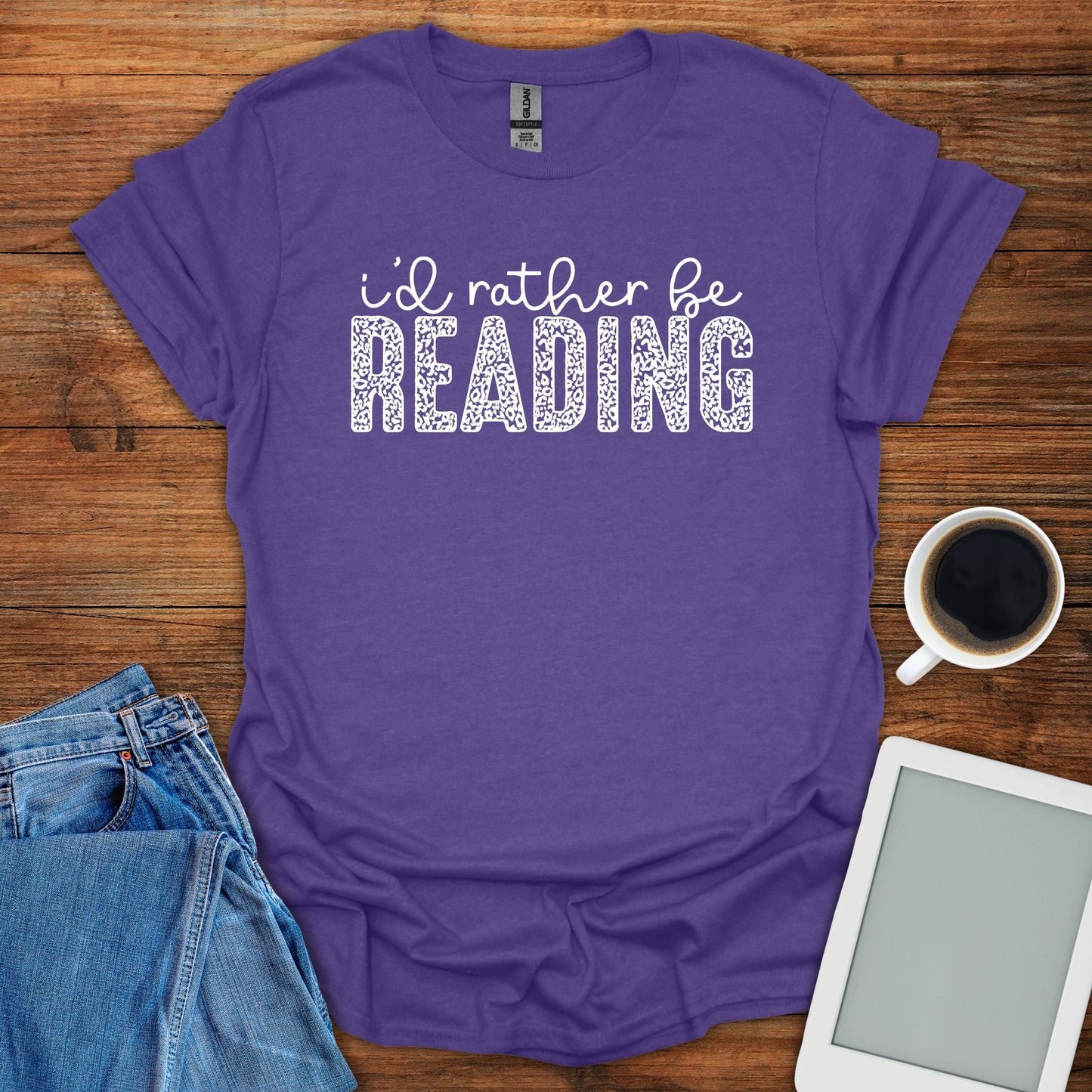 I'd Rather Be Reading Tee