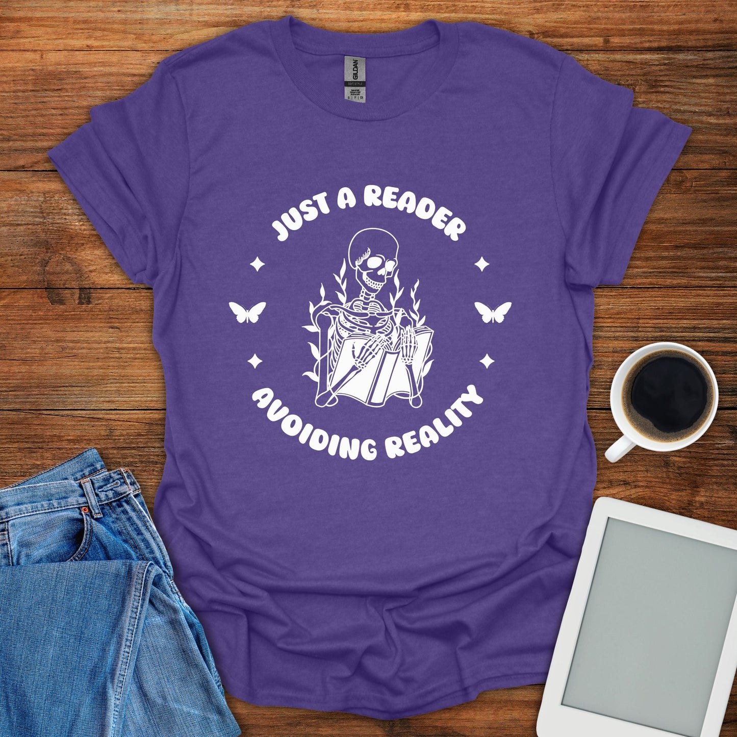 Just A Reader Avoiding Reality Tee