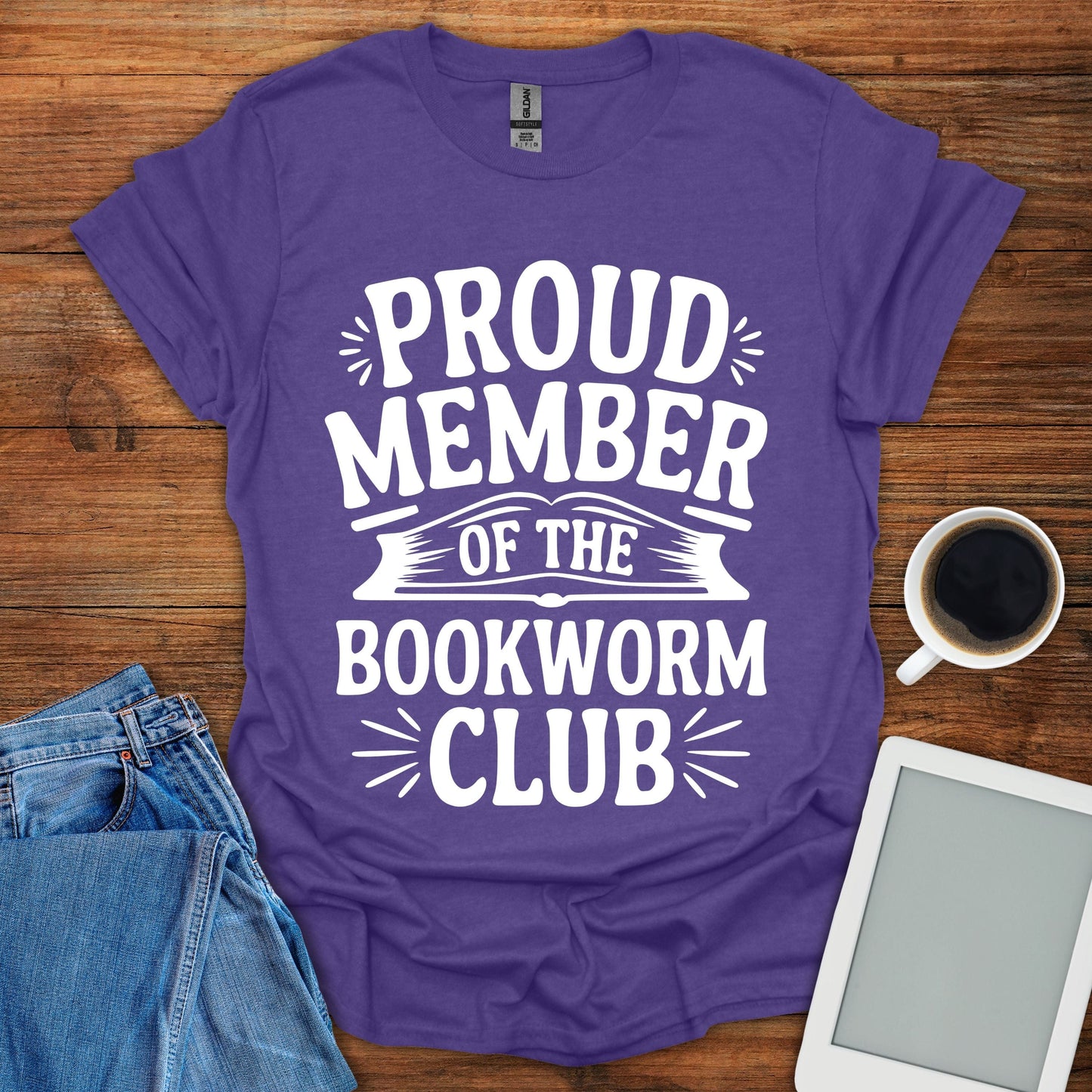 Proud Member Of The Bookworm Club Tee