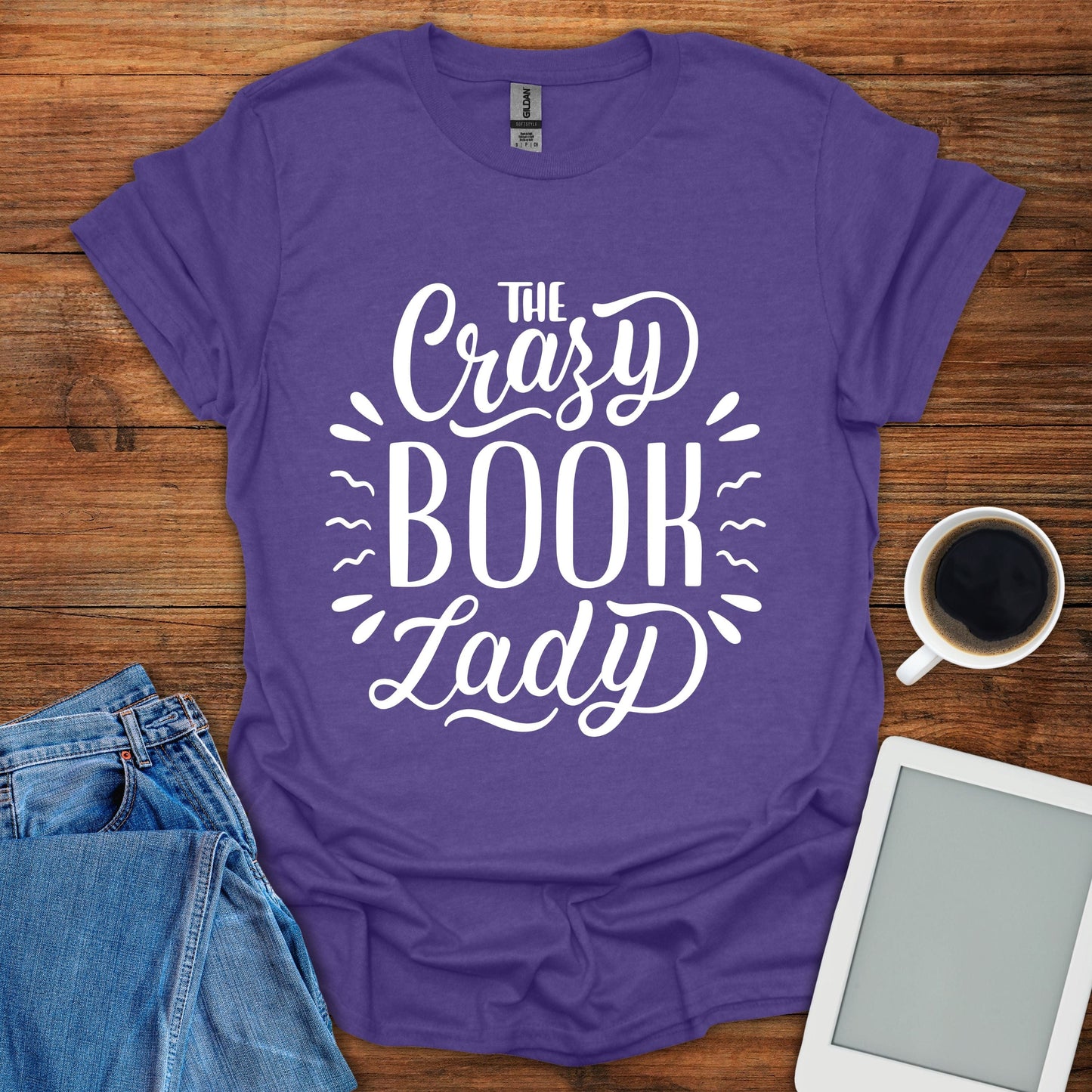 The Crazy Book Lady Tee