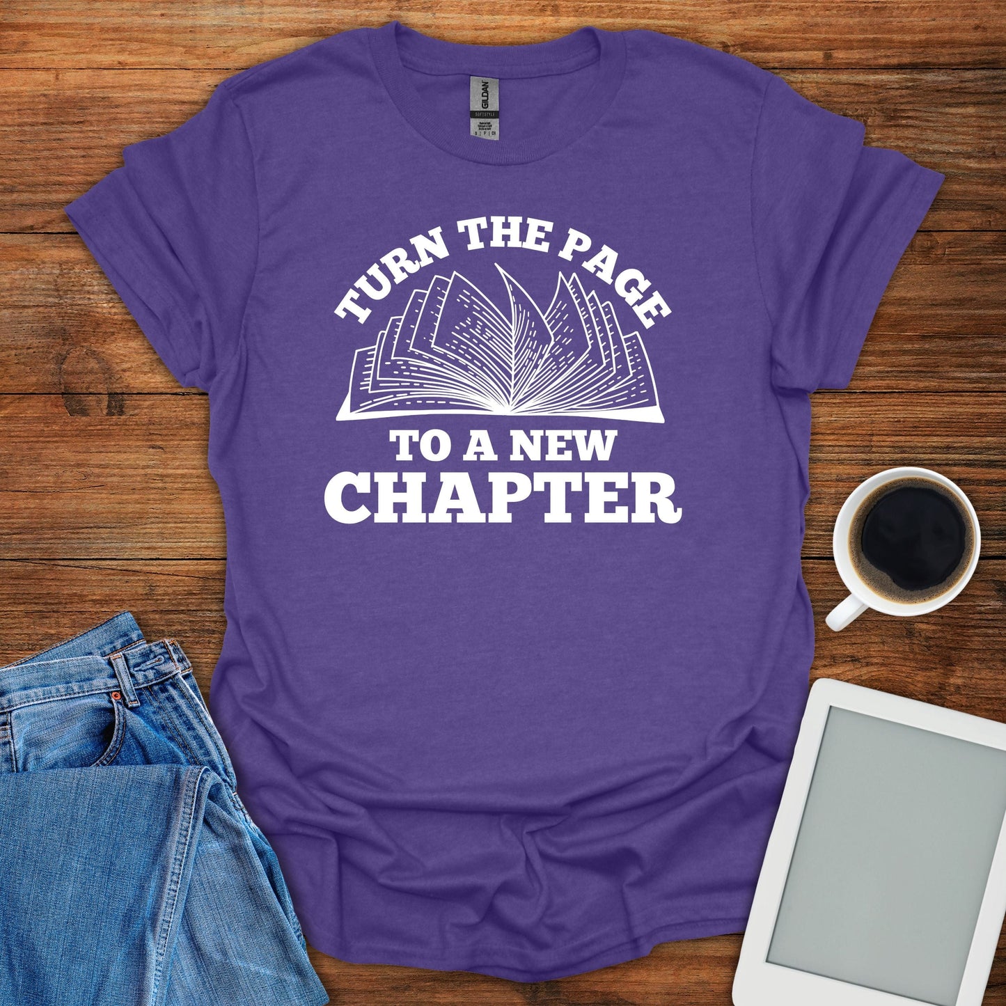 Turn The Page To A New Chapter Tee