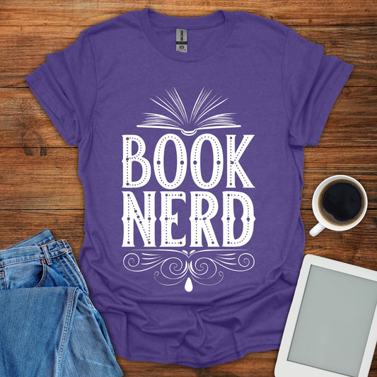 Book Nerd 3 Tee