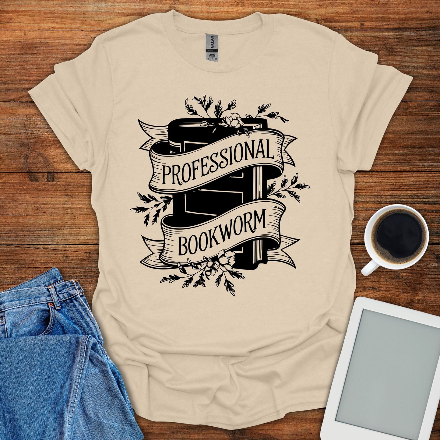 Professional Bookworm Tee