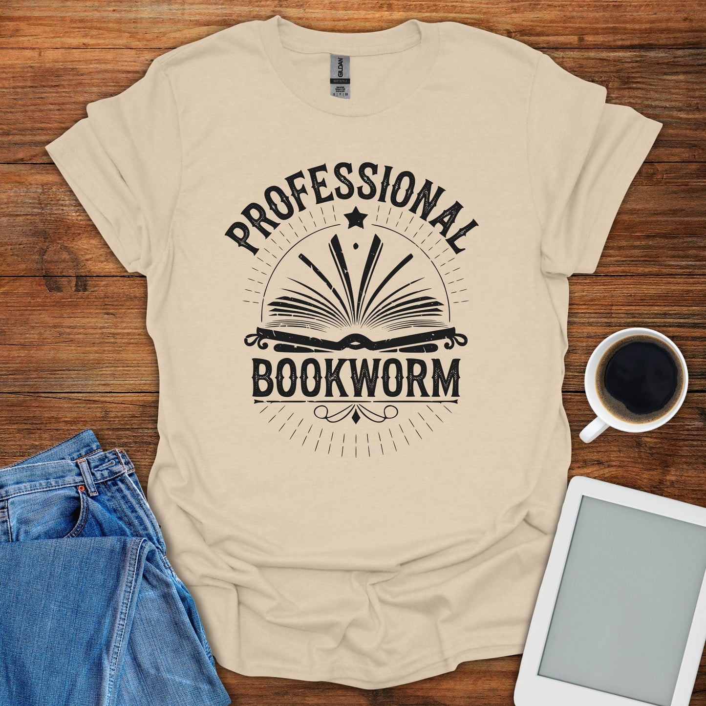 Professional Bookworm 1 Tee