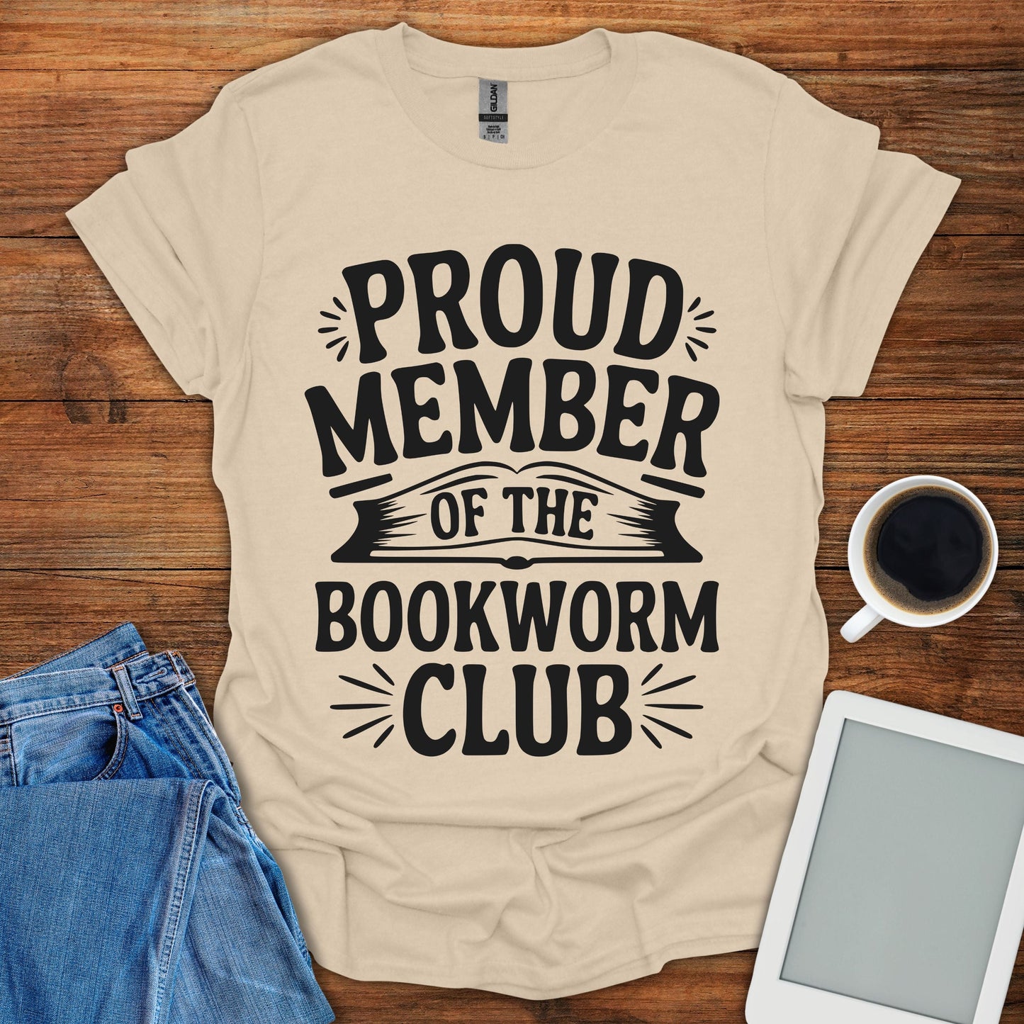 Proud Member Of The Bookworm Club Tee