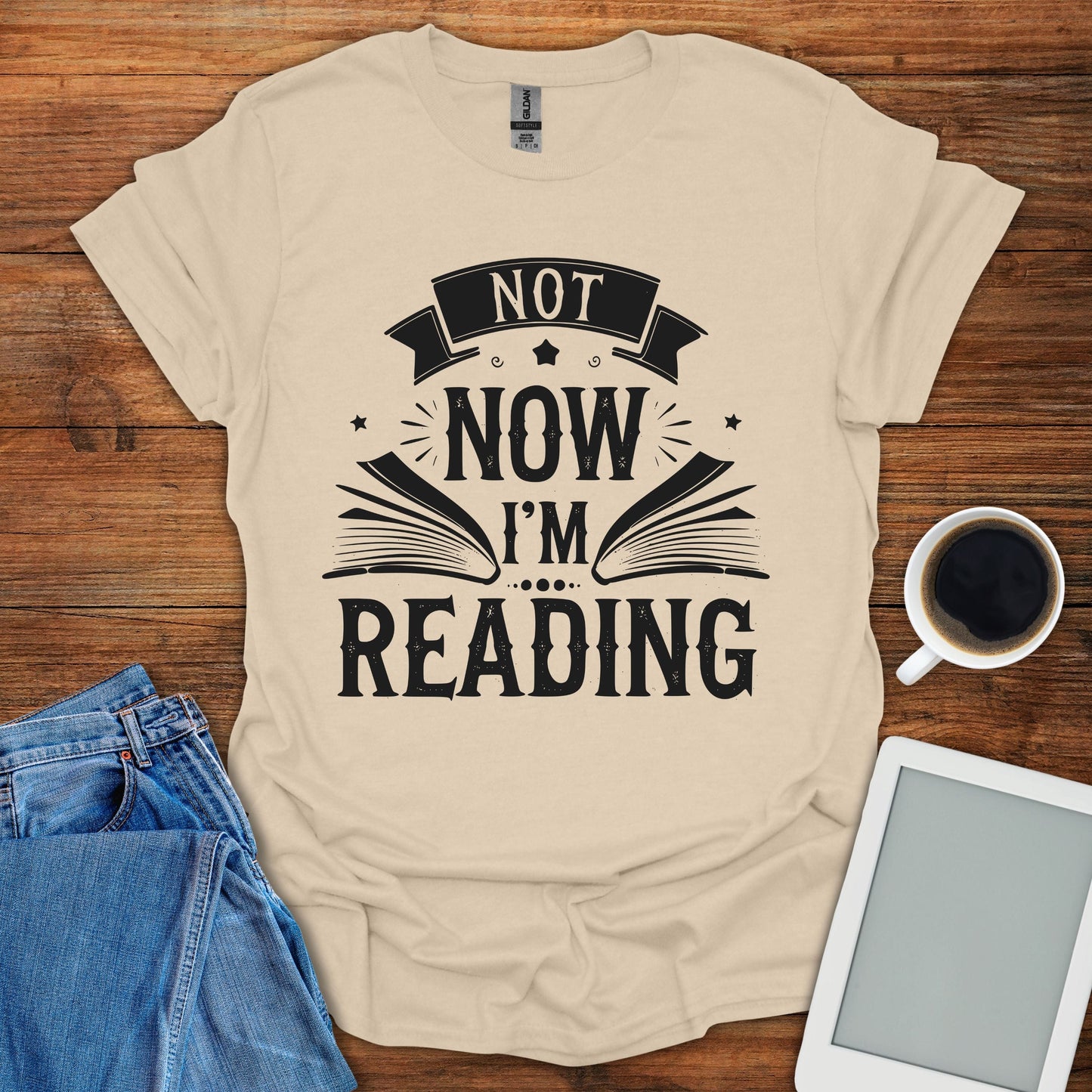 Not Now, I'm Reading Tee