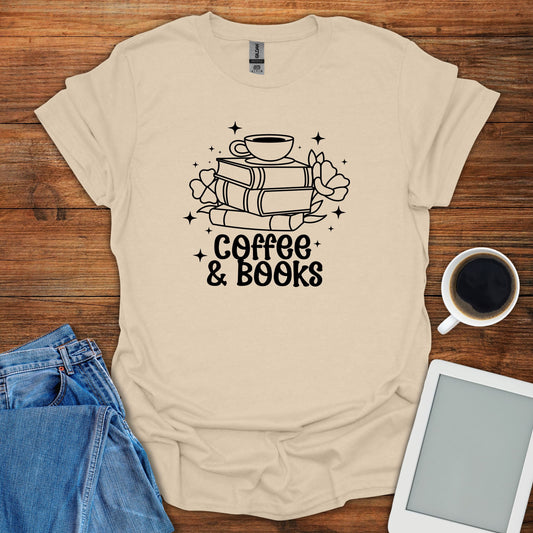 Coffee & Books Tee