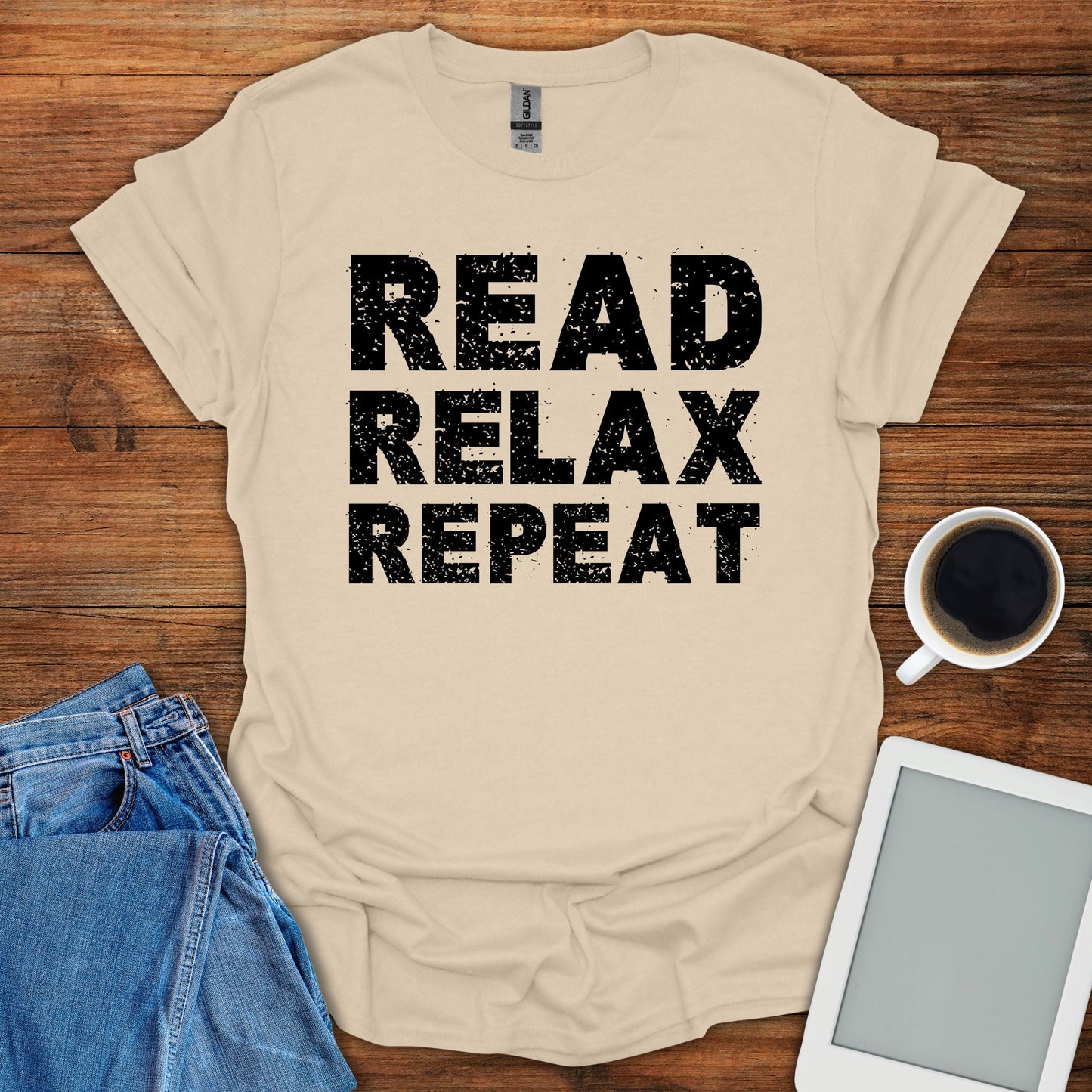 Read Relax Repeat 2 Tee