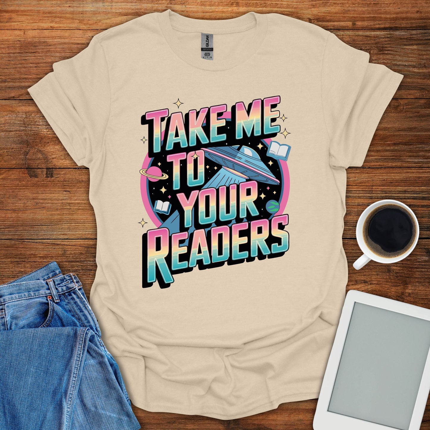 Take Me To Your Readers Tee