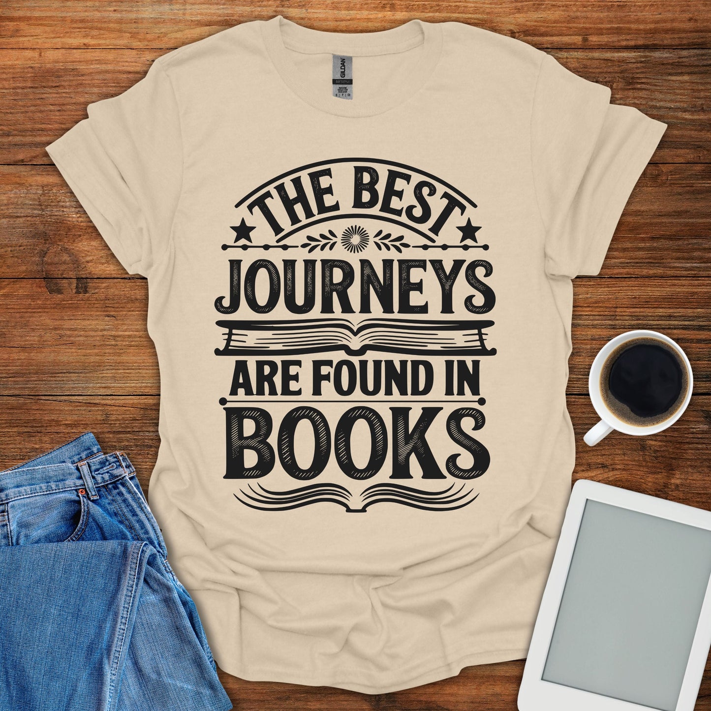 The Best Journeys Are Found In Books Tee
