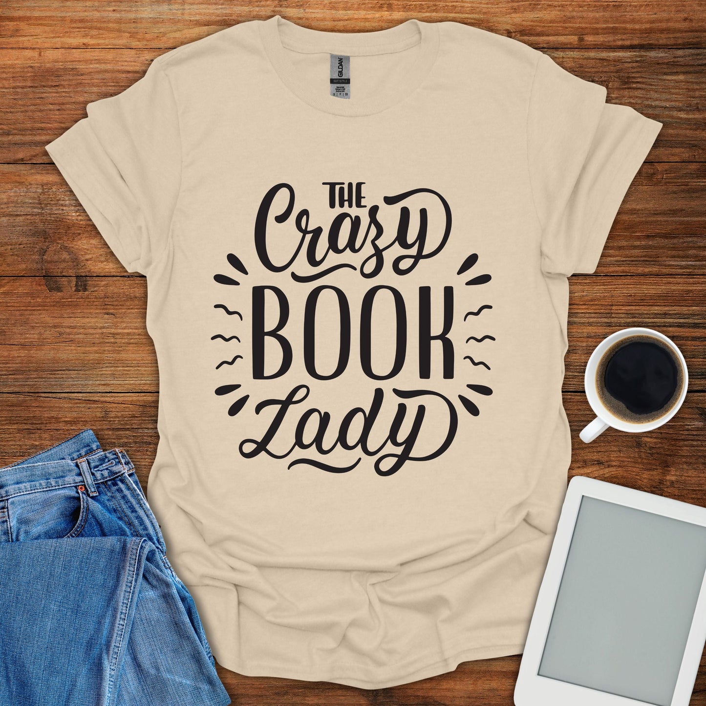 The Crazy Book Lady Tee