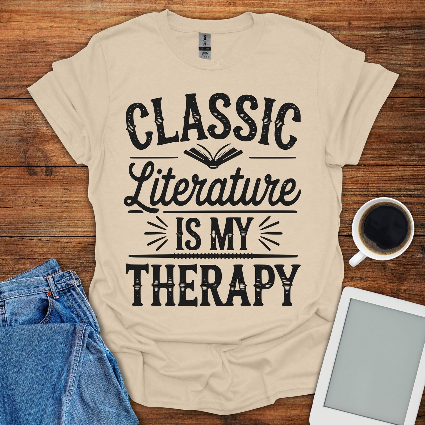 Classic Literature Is My Therapy Tee