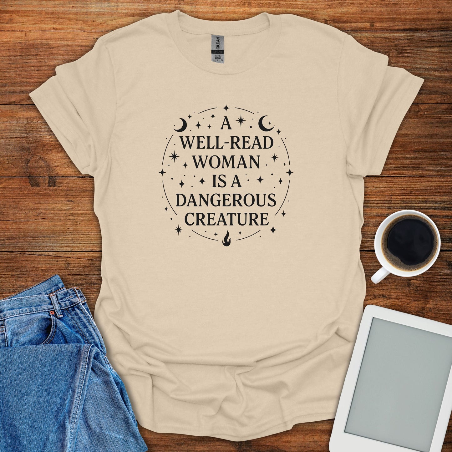 A Well-Read Woman Is A Dangerous Creature 2 Tee