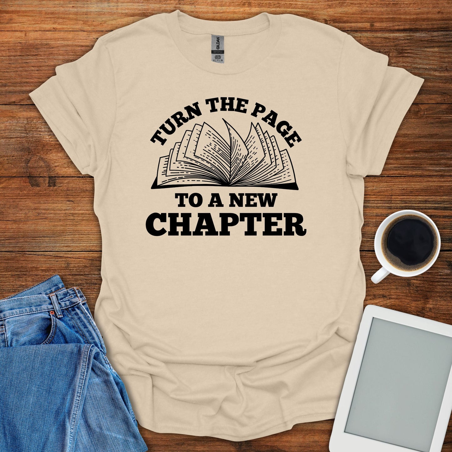 Turn The Page To A New Chapter Tee