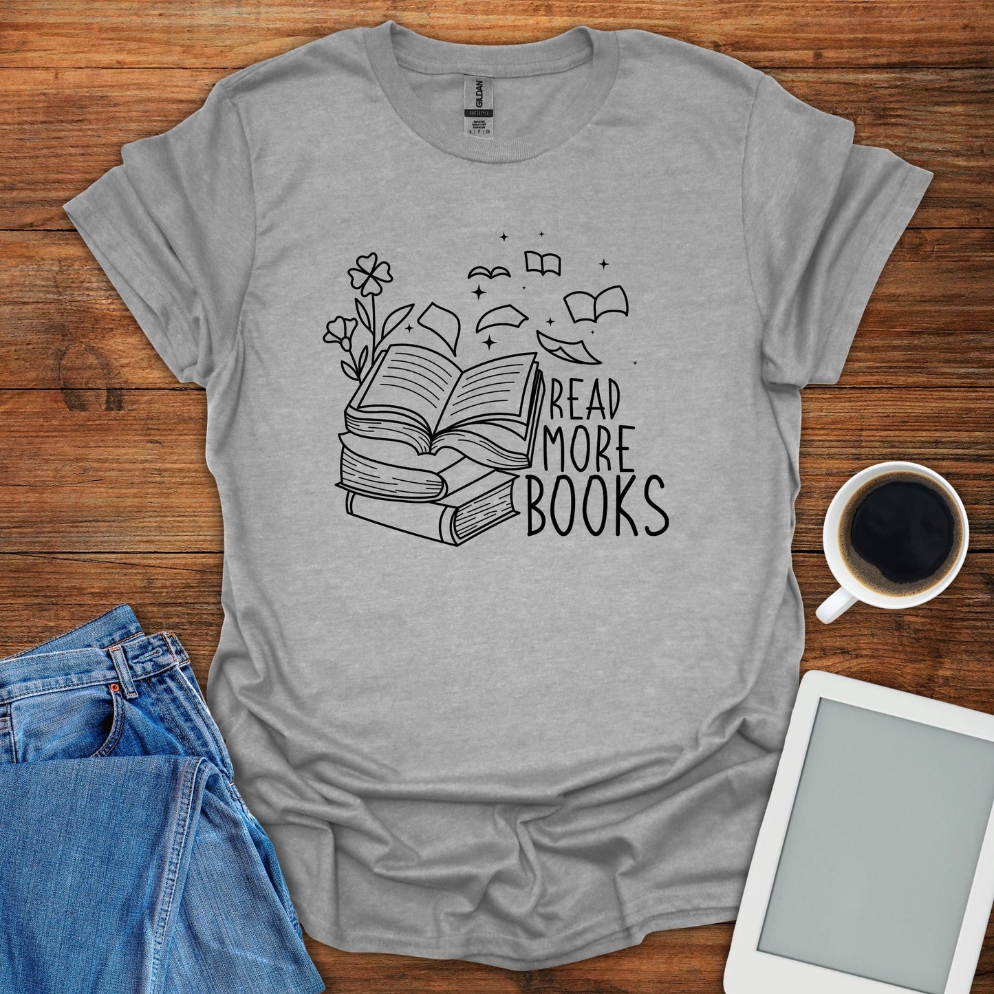 Read More Books 2 Tee