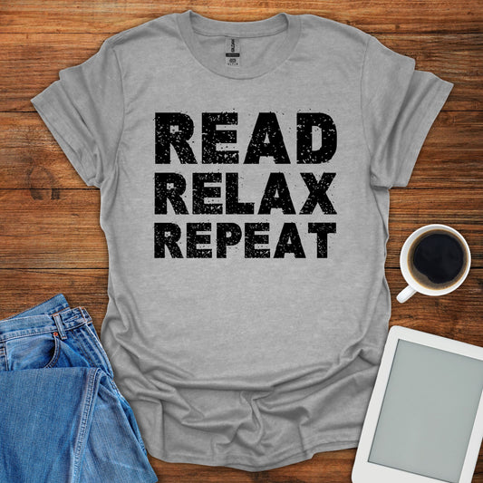 Read Relax Repeat 2 Tee