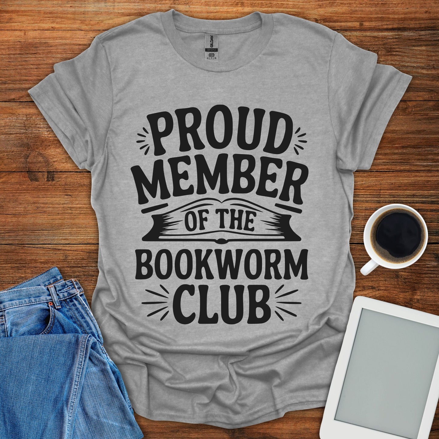 Proud Member Of The Bookworm Club Tee
