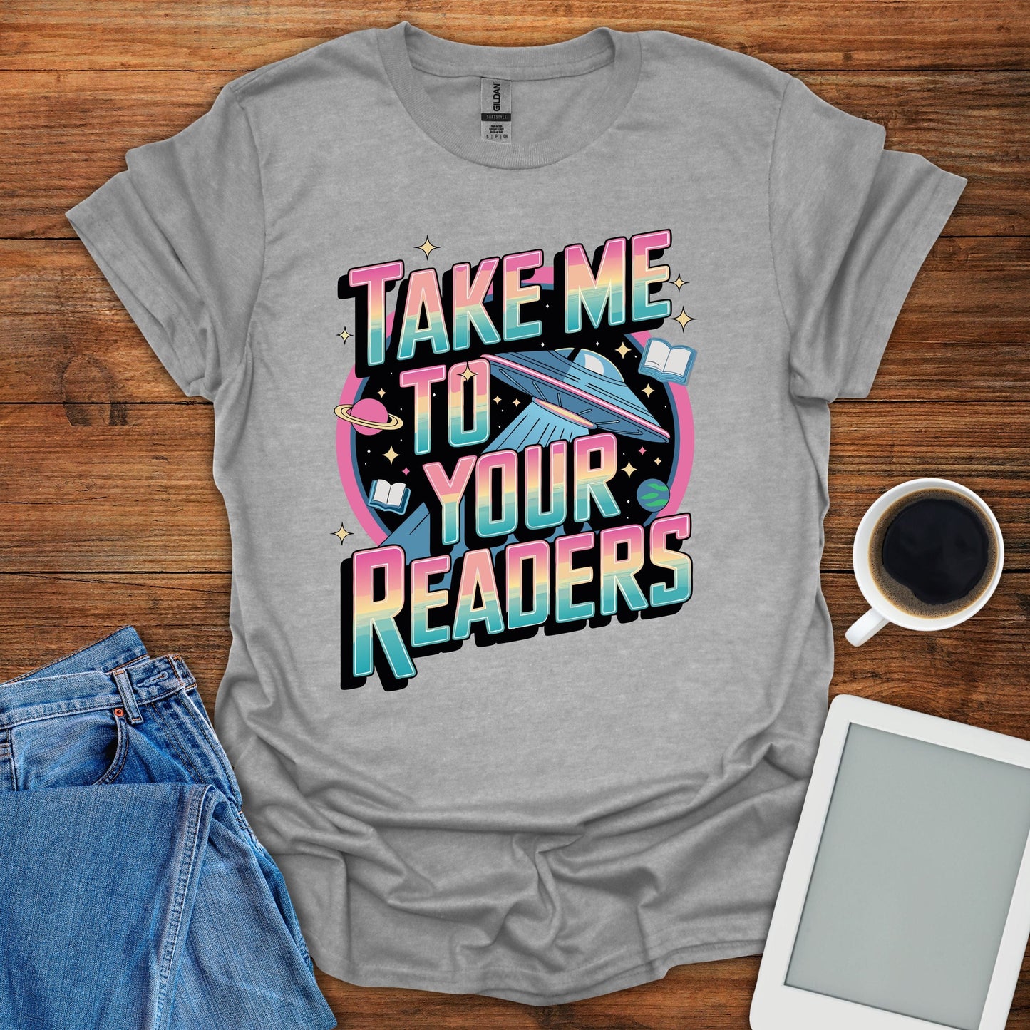 Take Me To Your Readers Tee