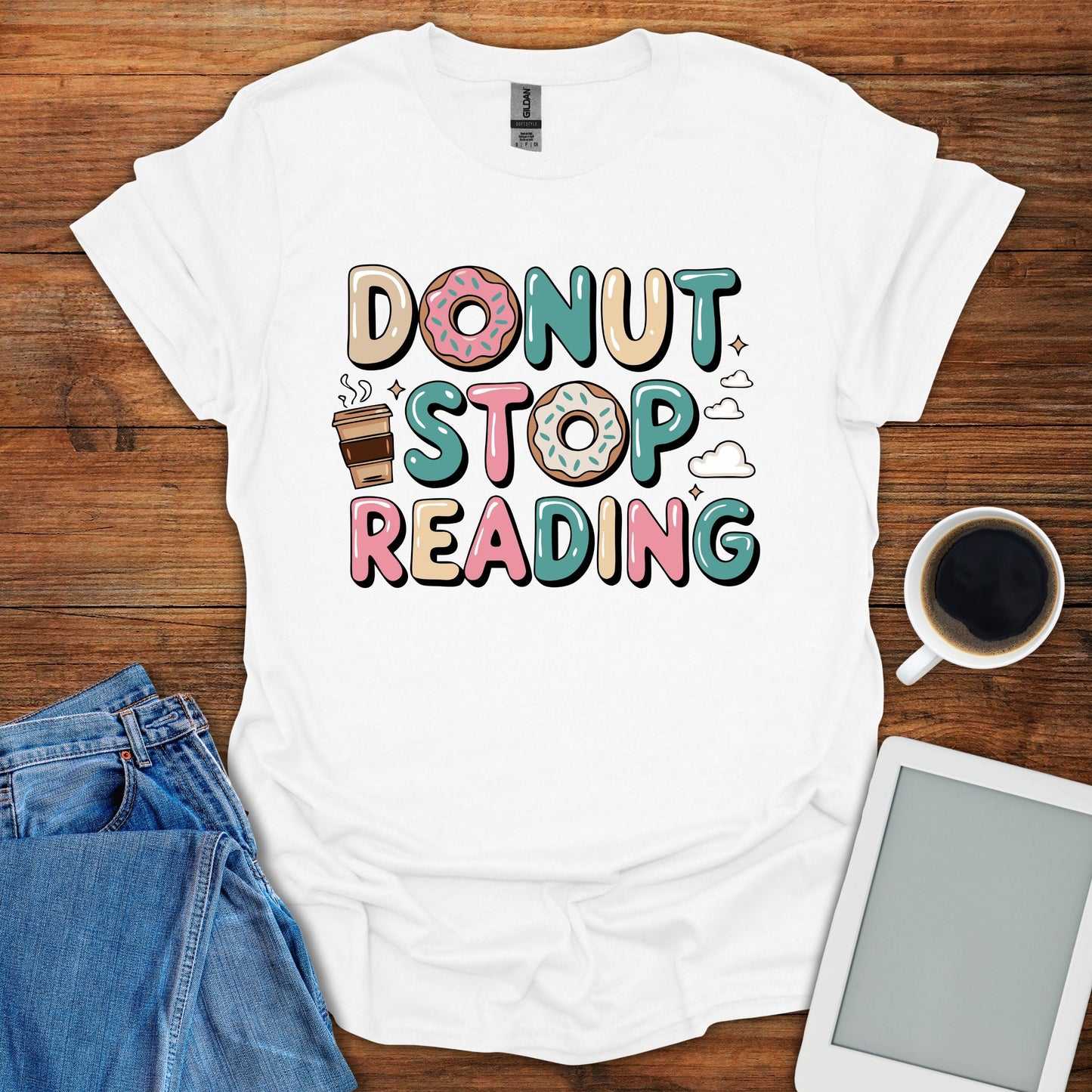 Donut Stop Reading Tee