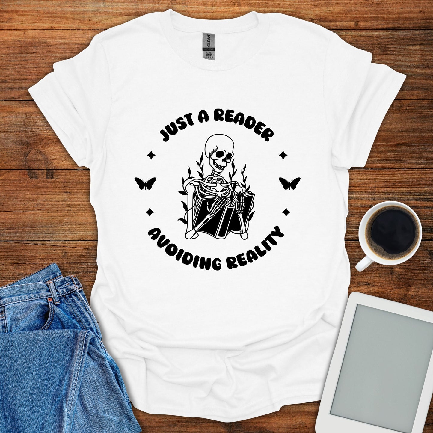 Just A Reader Avoiding Reality Tee