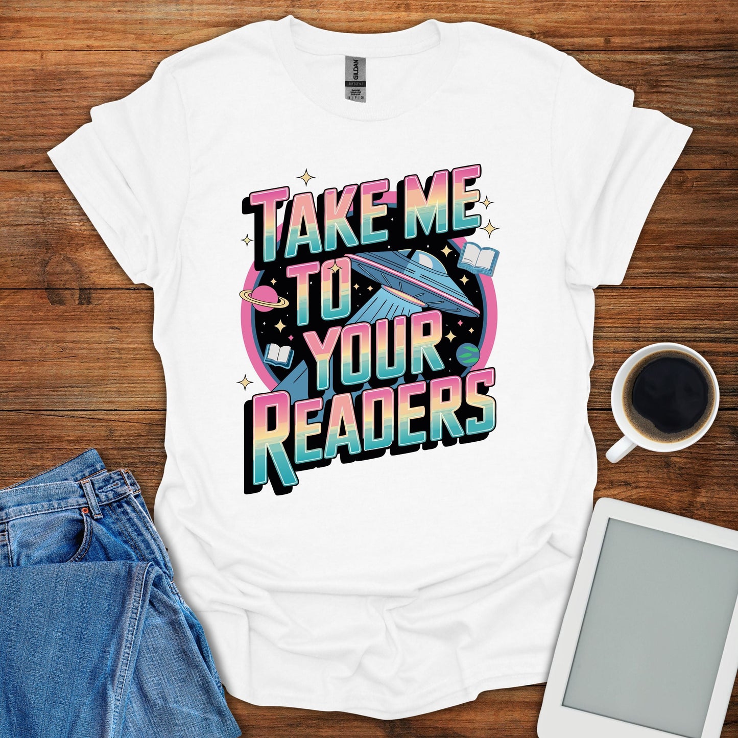 Take Me To Your Readers Tee