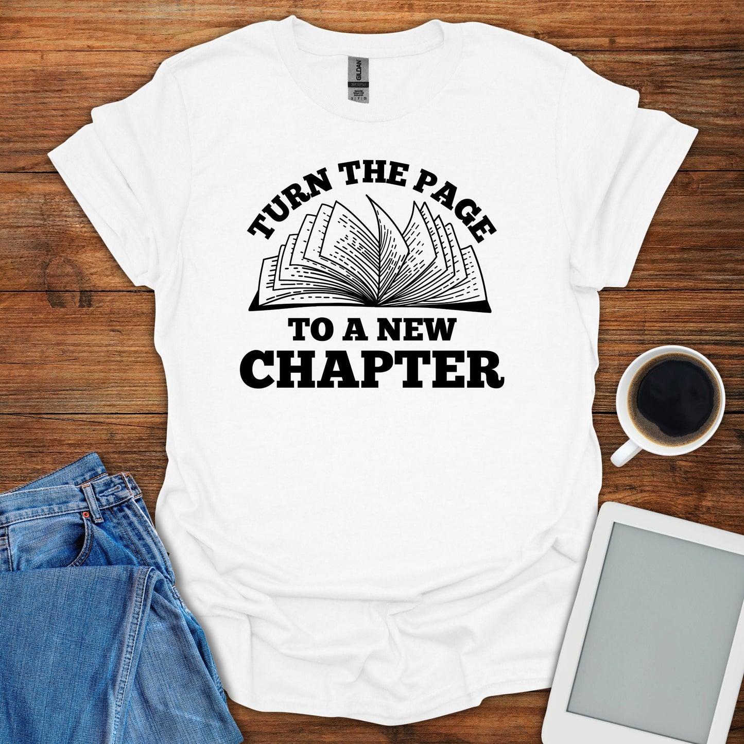 Turn The Page To A New Chapter Tee