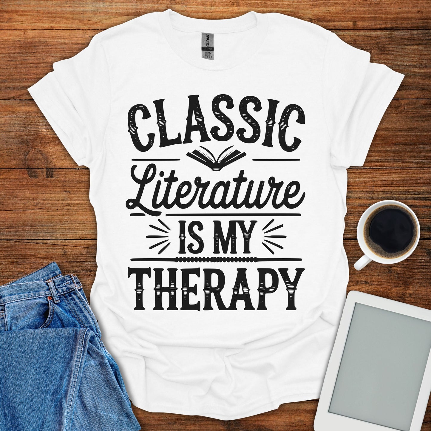 Classic Literature Is My Therapy Tee