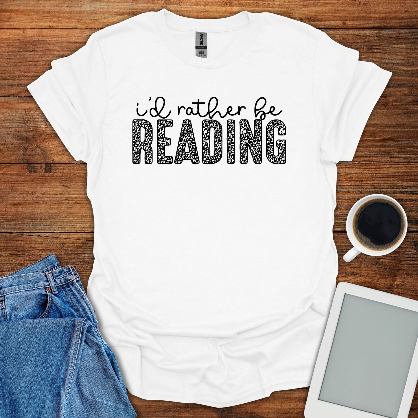 I'd Rather Be Reading Tee