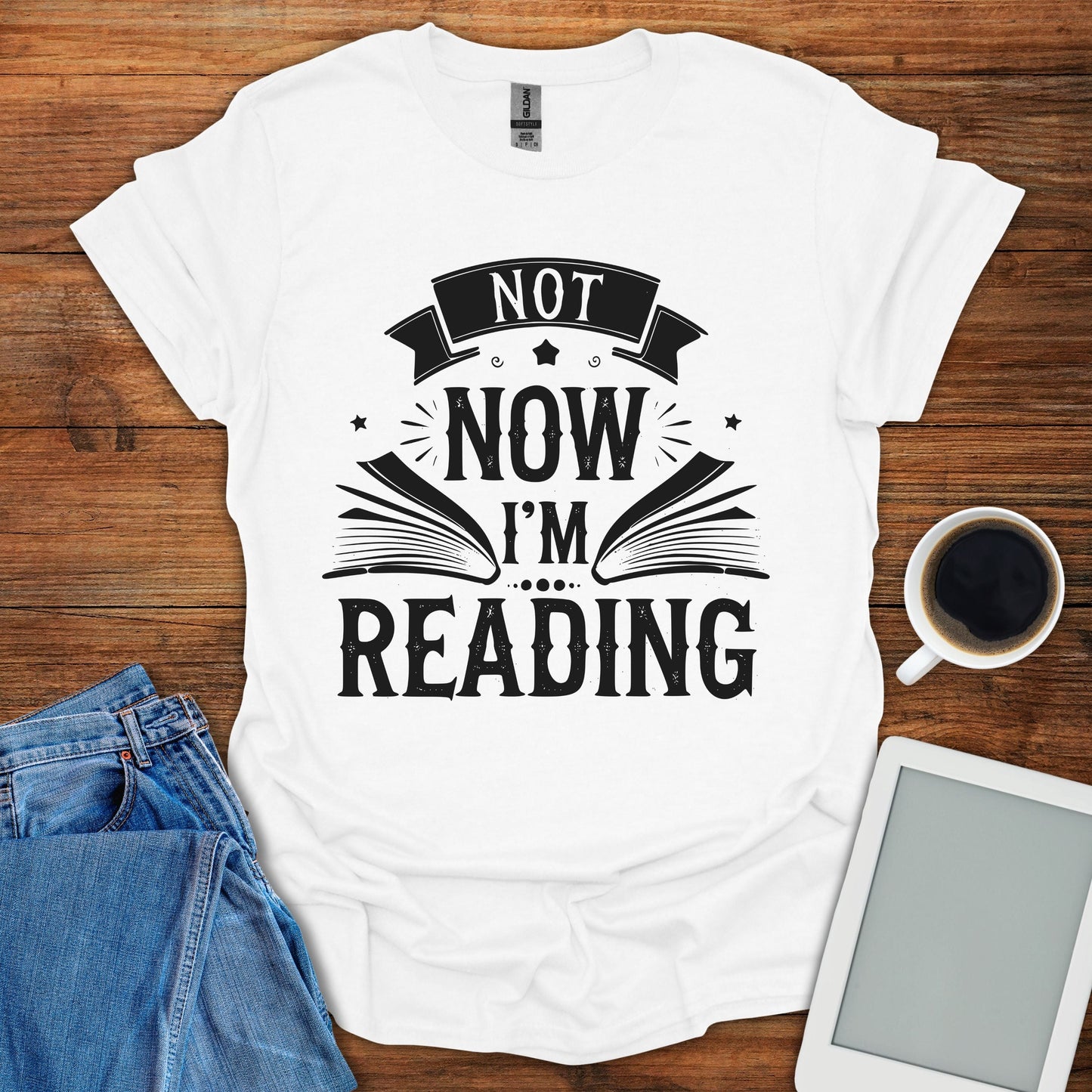 Not Now, I'm Reading Tee