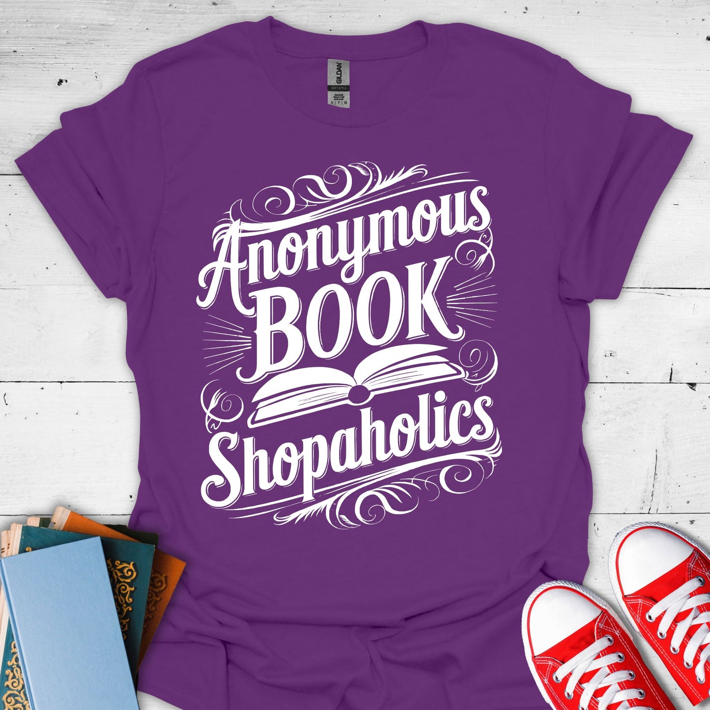 Anonymous Book Shopaholics T-Shirt