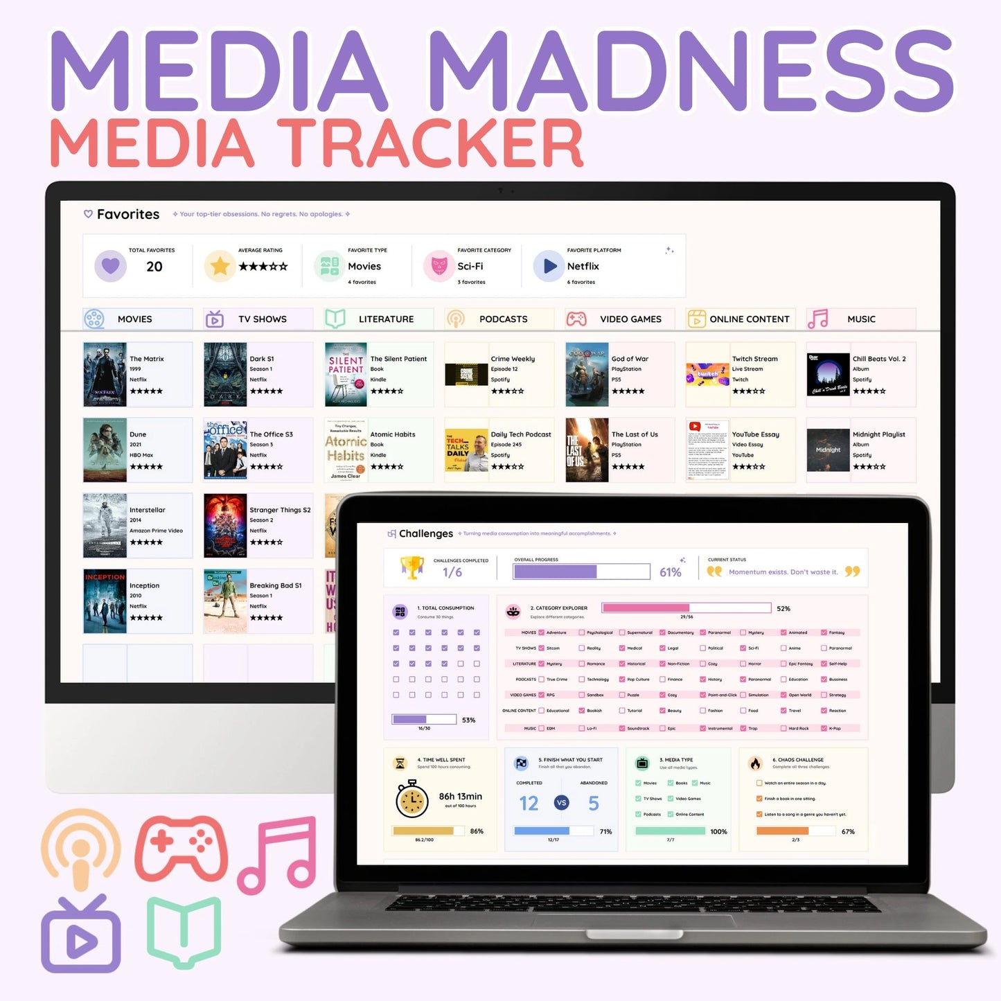 Media Madness - Media Tracker