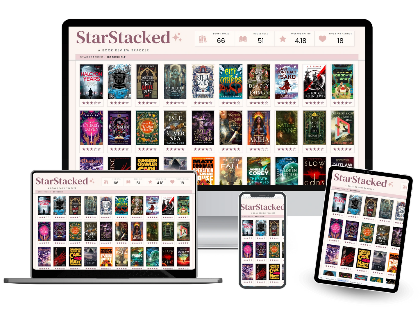 StarStacked Book Tracker